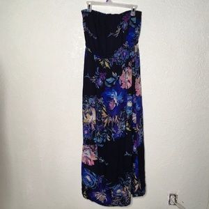 Xhilaration Tube Top Floral Dress Size XL